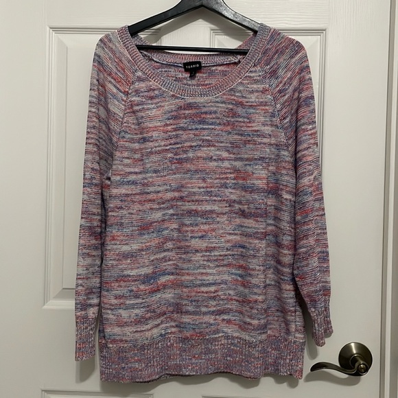 Torrid women’s Multicolor Confetti Yarn Pullover Sweater - Picture 5 of 9